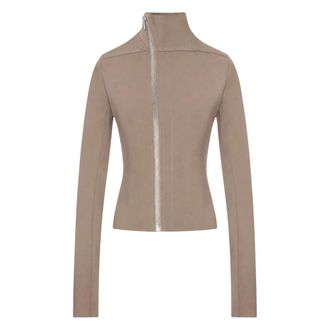 Rick Owens Sudadera con cremallera - Jackets - Mujer - Beige - M