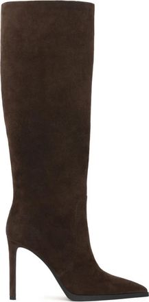 Kazar Maylie Laars met Hak - Dames - Laarzen met Hak - Bruin - 38 EU - Leer - Schoenen