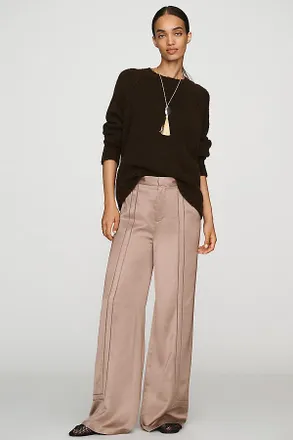 AG - Adriano Goldschmied Sarah Satin Trousers Pants