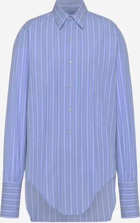 Maison Margiela Cotton Shirt With Striped Pattern
