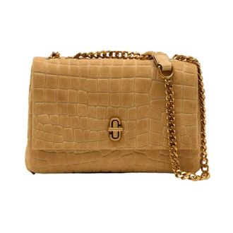 Marc Jacobs Slim Dual Chain Shoulder Bag - female - Marc Jacobs - Cross Body Bags - Beige - ONE SIZE - Bags