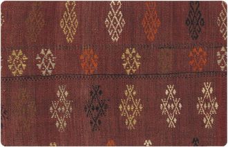 Pasargad Home Vintage Turkish Kilim Wool Pillow Case