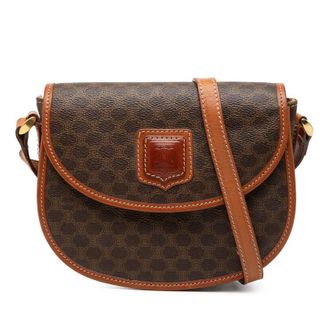 Celine Pre-owned Celine Macadam Coated Canvas Crossbody Ladies 6SNJ5OY4D9I6Z7W2