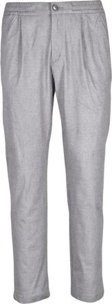 Herno Chino Broek - Heren - Nette broeken - Grijs - M - Polyester - Broeken