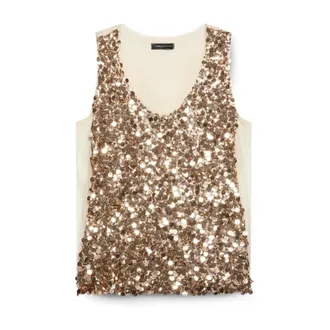 Fiorella Rubino Dames, Tops, Geel, Maat: M Zijde