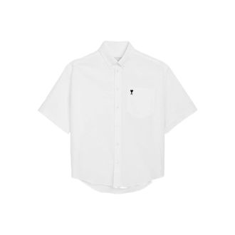Ami Ami De Coeur Embroidered Boxy Shirt