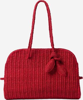 Jacquemus Tourismustasche aus Raffiabast von Jacquemus