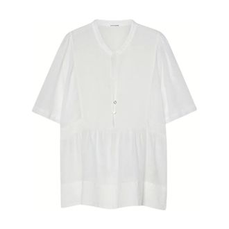 Pomandere Blouses, female, White, Size: S Soft Blouse