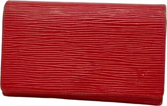 Louis Vuitton Castilian Red Wallet (Bi-Fold) (Pre-Owned)