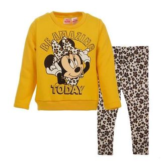 Disney Sweatshirt & Leggings Set in Yellow at Nordstrom, Size 18M