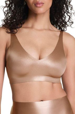 Spanx SPANXshape LuxeShine Bralette in Rose Gold Foil at Nordstrom, Size Large