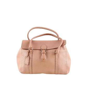 Fendi Pre-owned Linda Selleria Cabas - Dames - Vintage Handtas - Roze - ONE Size - Leer - Vintage