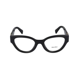 Miu Miu MU 01Vv Optical Frame - female - Miu Miu - Glasses - Black - 52 MM - Accessories