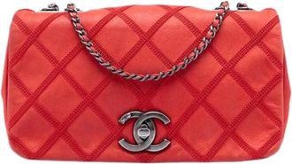 Chanel Borsa Pre-owned con Patta - - Pre-owned - Donna - Rosso - ONE SIZE