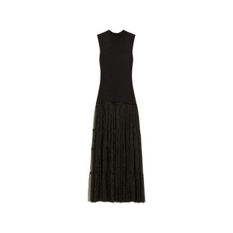 Twinset Abito con balze - - Dresses - Donna - Nero - XS