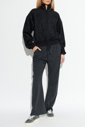 Fear of God Faux Suede Sweatshirt, Womens, Black