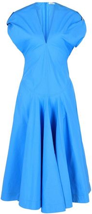 Ferragamo Cotton Poplin Midi Dress