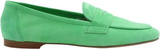 &Egrave; Mia Klassieke Mocassin Schoenen - Dames - Loafers - Groen - 37 EU - Schoenen