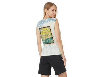 Toad&Co Boundless Jersey Tank Top Womens Clothing Pale Slate Tie Dye : XS, Cotton/Polyester