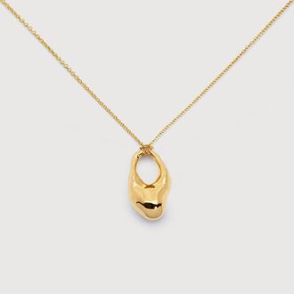 Monica Vinader Gold Antica Bold Chain Necklace