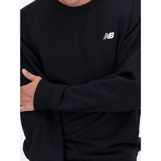 New Balance Logo-Embroidered Sweatshirt - Black