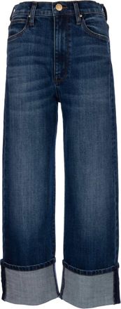Kut from the Kloth Womens Sienna High Rise Wide Leg Jeans In Blue