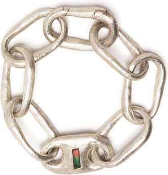 Parts Of Four Roman Small Link bracelet - unisex - Tourmaline/Sterling Silver - S