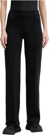Guess Annie Straight-Leg Trainingsbroeken - Dames - Sweatpants - Zwart - L - Broeken