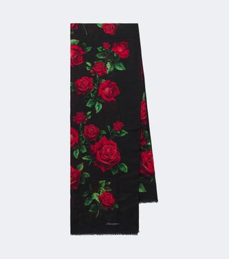 Dolce & Gabbana Floral silk scarf