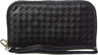 Persaman New York Sabrina Hand Woven Leather Wallet