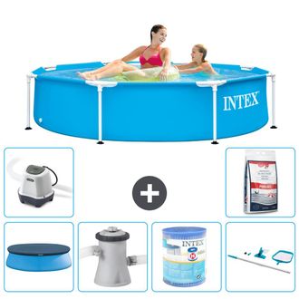 Intex Piscina Con Estructura Redonda - 244x51 Cm - 7-piezas S31433