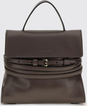 Moschino Mini borsa a mano Tie Me in pelle con tracolla