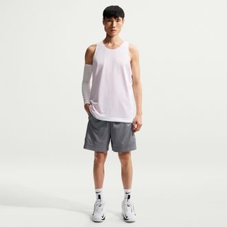 Nike Mens Dri-FIT 8 Basketball Shorts in Grey | IF1593-066