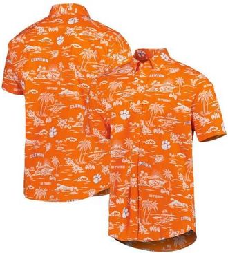 Reyn Spooner Mens Reyn Spooner Orange Clemson Tigers Classic Button-Down Shirt at Nordstrom, Size X-Large