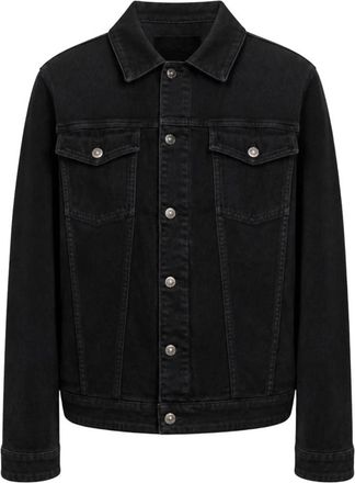 Dondup Giubbino Regular in Denim Stretch - Heren - Spijkerjassen - Zwart - XL - Denim - Jassen
