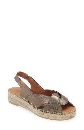 Toni Pons Enola Slingback Sandal in Bronze at Nordstrom, Size 7-7.5Us