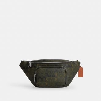 Coach Travis Belt Bag 35 In Signature Camo Print