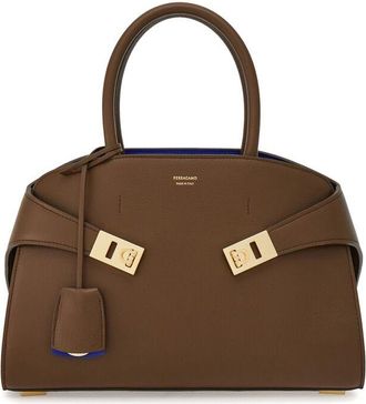 Ferragamo Small Hug Leather Tote Bag