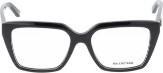 Balenciaga Sonnenbrille Balenciaga Bb0130 O 001 Schwarz Schwarz Transparent /17/145