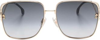 Etro square-frame sunglasses - women - Metal - 61 - Gold