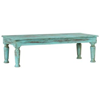 vidaXL Vidaxl - Mesa De Centro De Madera Maciza Reciclada 110x50x34 Cm