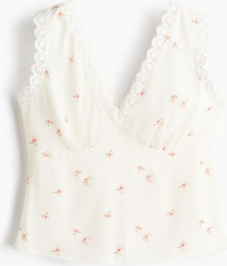 H&M Viskosetop - White