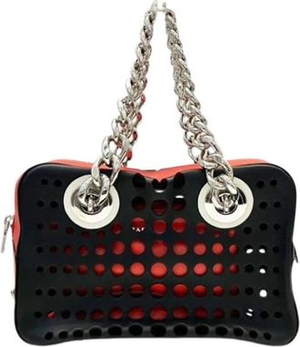 Prada Pre-owned Handbags, female, Black, Size: ONE SIZE Pre-owned Shoulder Bag