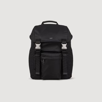 Sandro Recycled leather backpack