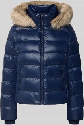 Tommy Hilfiger Slim Fit Daunenjacke in glänzender Optik in Marine, Größe XXL