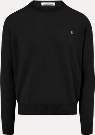 Vivienne Westwood Alex Round Neck Merino Wool / Cashmere Black XL Men