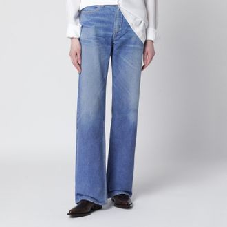 Our Legacy Jeans Wata Cut con stampa digitale Aurora Blue