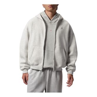 Nike Jordan Air Jordan Brooklyn Oversized Fleece Full-Zip Hoodie Neutral Grey Photon Dust IM8932-054