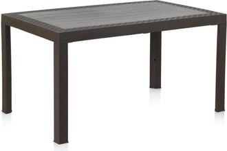 Shaf Tavolo in resina dream wengue 140x85 cm