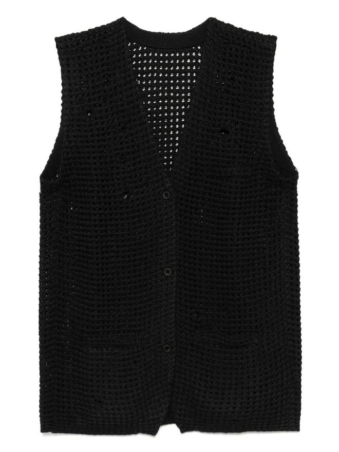 Jnby Knitted Vest - Women - Polyester Cellulose - S - Black From $281. 